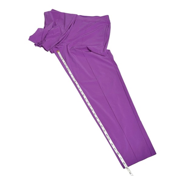 Athleta Brooklyn Heights Vienna Pull On High Rise Pants Size 12 Jazz Purple EUC - Picture 9 of 16